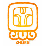 CHUEN Mayan Calendar Sign Black V-Neck T-shirts