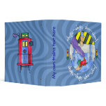 Chuga Chuga Choo Choo blue 2" Binder