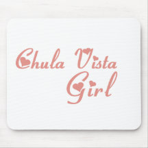Chula Vista Girl tee shirts Mouse Pads
