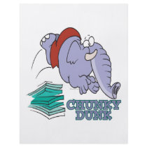 chunky dunk funny diving elephant custom flyer