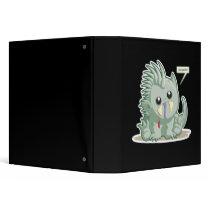 Chupacabra Vinyl Binder