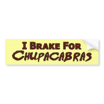 Chupacabra Bumper Sticker