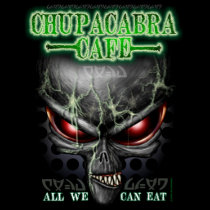 Chupacabra Cafe ( Alien ) T-shirt by LinkArtworks Chupacabra Cafe ( Alien ) T-shirt