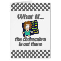 chupacabra greeting card