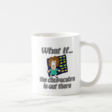 chupacabra classic white coffee mug