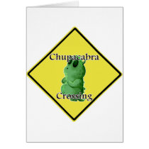 Chupacabra Crossing Card