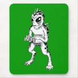 Chupacabra (Sketch) Mouse Pad