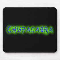Chupacabra Text Mousepads