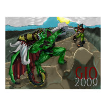 Chupacabra VS. Nina Lee 2 posters