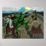 Chupacabra VS. Nina Lee 2 Print