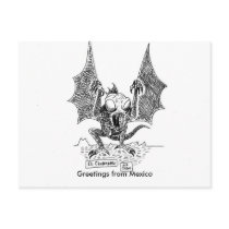 Chupacabra's Greetings from Mexico Post Card