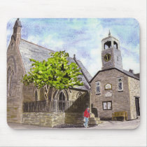 Church and Town Hall Mousepad by picklelillysdad Church and Town Hall Mousepad