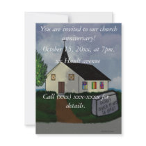 Church anniversary Invitation