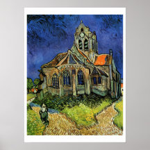 Church at Auvers, The Print