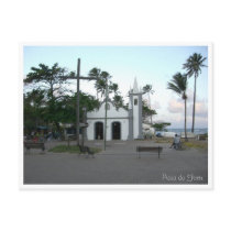 Church at Praia do Forte Postcard by moomagic Church at Praia do Forte Postcard