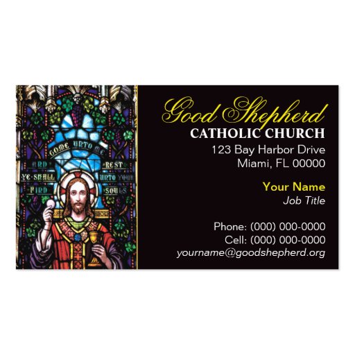 Church Business Card (front side)