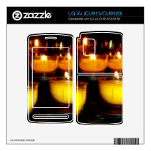 Church Candles Decal For LG Vu