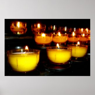 Church Candles Poster