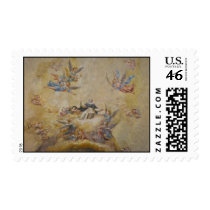 Church Ceiling Designed with Cherubs Postage