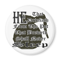 CHURCH COFFEE JOKE magnets