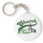 Church: Don't Go There keychains