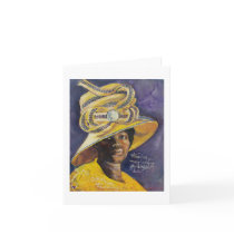 Church Hat Nica Greeting Card