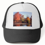 Church in autumn trucker hats