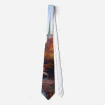 Church in autumn ties