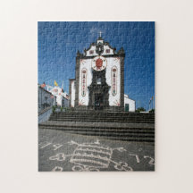Church in Azores islands Jigsaw Puzzle