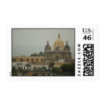Church in Cartagena, Colombia postage
