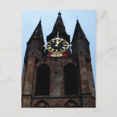 Church in Delft Post Card