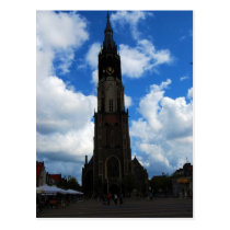 Church in Delft postcards