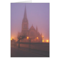 Church in Mist Card by ArtAccompli Church in Mist Card