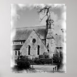 Church in Mousehole Cornwall Poster Art posters