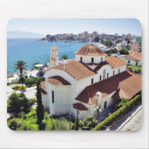 Church In Sarande In Albania. Mouse Pads