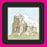 Church in the Country Square Sticker Church in the Country Square Sticker