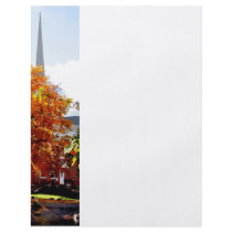 Church in the Distance in Autumn Flyer