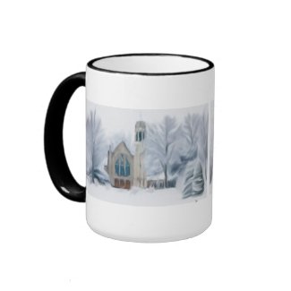 Church In The Snow Mugs