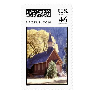 Church in Yosemite stamp