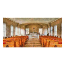 Church - Inside a church Photo Cards