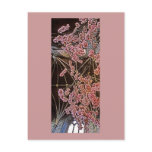 Church Interior with Pink Flowers (2) Post Card