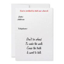 Church invitation