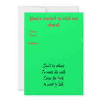 Church invitation