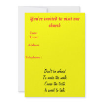 Church invitation