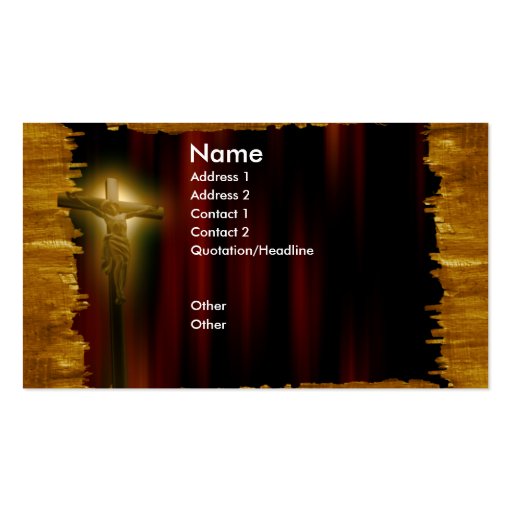 church_jesus_business business card