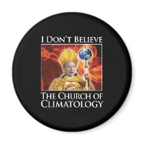 church_of_climatology_blk_btn fridge magnet
