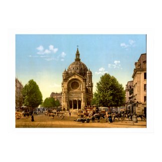 Église Saint-Augustin Paris, Photo d'impression antique