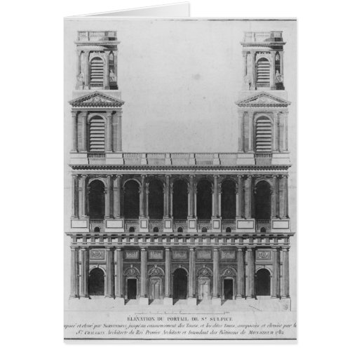 Church of Saint-Sulpice Greeting Cards