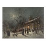Church on Christmas Eve Post Cards