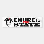 Church on State Santorum Bumper Stickers